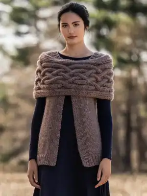 Blue Sky Knitkit - Northern Vest