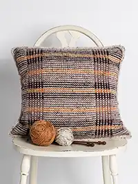 Blue Sky Knitkits Woolstok Tweed Brentwood Pillow