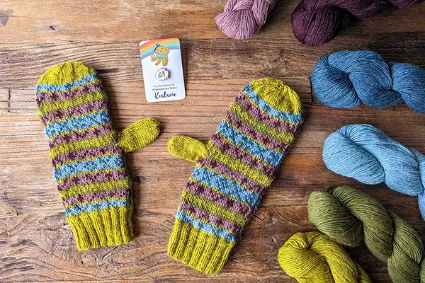 Blue Sky Kits - Woolstok Light - Goldie Mittens