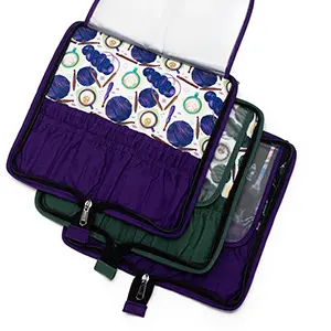 della Q Maker's Waxed Canvas Interchangeable Knitting Needle Case