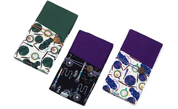 Della Q | Fabric Prints DPN + Circular Needle Case