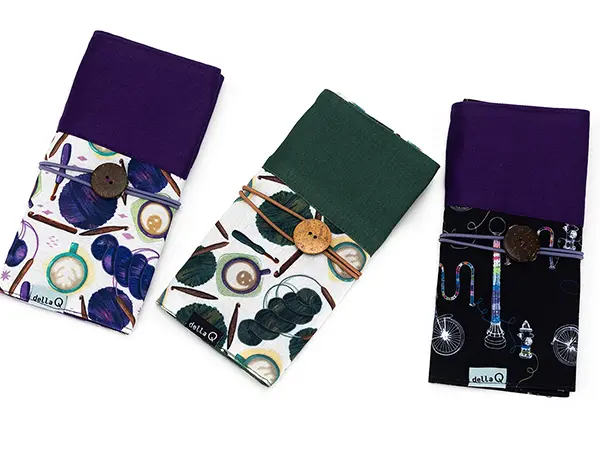 Della Q | Fabric Prints Interchangeable Needle Case