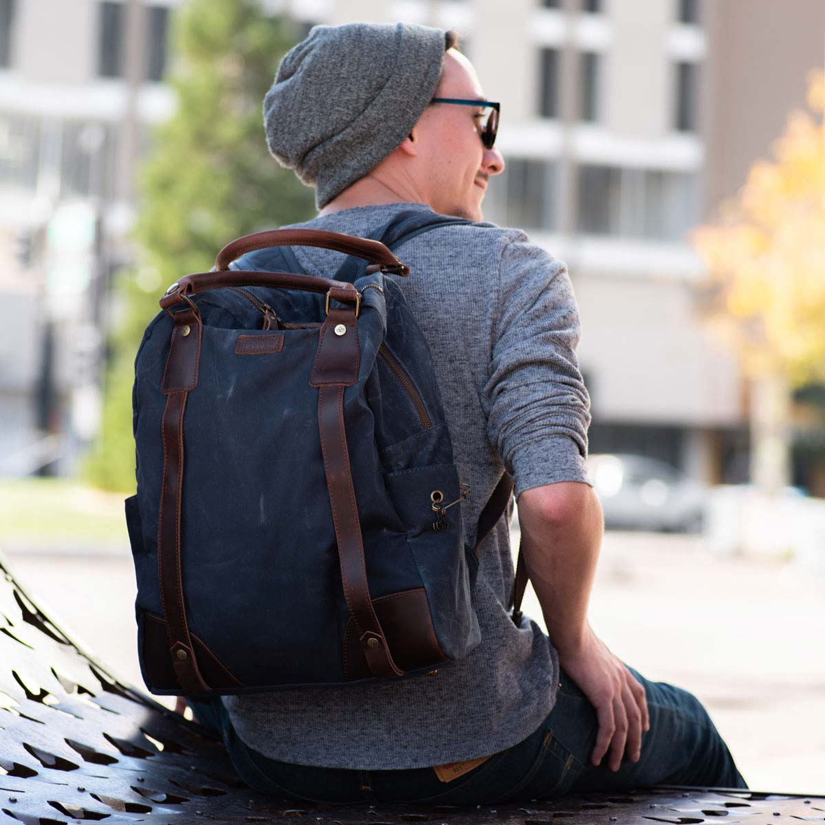 Knitting Backpack