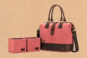 Tosh + Della Q Canyon Rose Bags