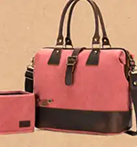 Tosh + Della Q Canyon Rose Bags