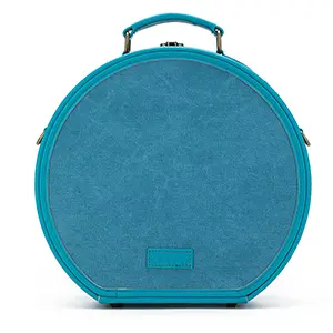 Round hat box luggage deals