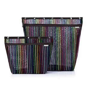 DELLA Q STANDING SNAP SACK Black Rainbow