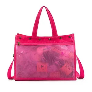 DELLA Makers Mesh Tote Vivid Rose