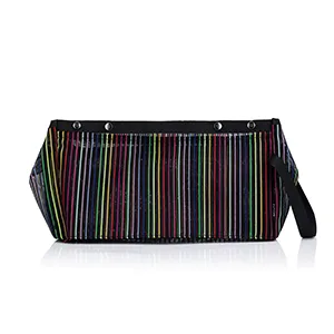 DELLA Q SNAP SACK Black Rainbow Large