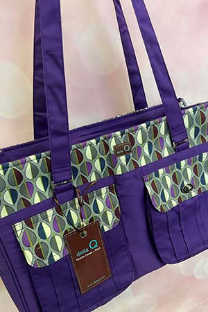 Della Q | Isabella Knitting Tote in Joy