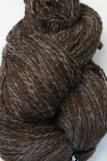 Fab Yarns Peruvian Alpaca Tweed Yarn in Slate/Brown (PT113)