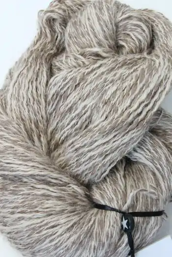 Fab Yarns Peruvian Alpaca Tweed Yarn in Soft Tan (PT117)