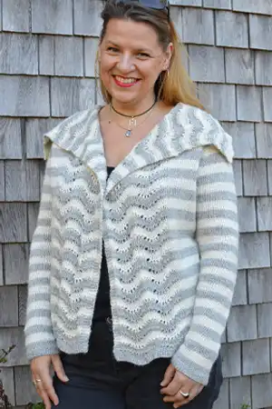 Alpaca Tweed Knit kit - Courchevel Cardi