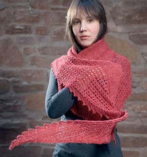 KNITKIT Elongated Triangular Shawl