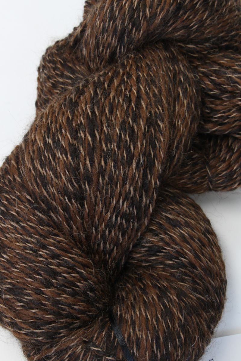 Galler Yarns Alpaca Peruvian Tweed in Brown/Black (PT107) at