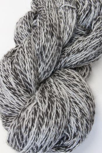 Galler Yarns Alpaca Peruvian Tweed | Silver/Black (PT125)