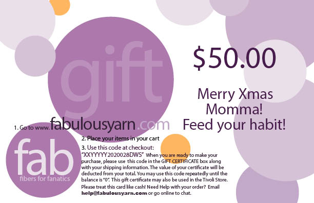 Digital Gift Certificate Delivered via Email!