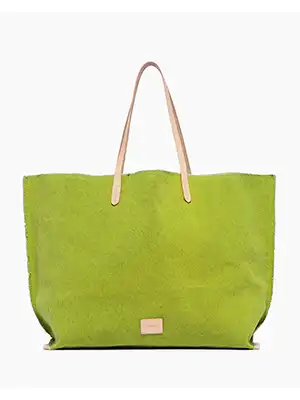 Graf Lantz Hana Canvas Boat Bag Citron