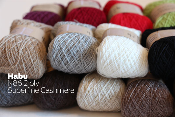 HABU Cashmere 2 ply Lace Yarn N86