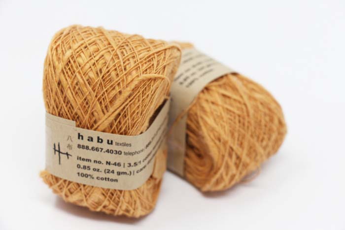 Habu Nerimaki Cotton Yarn Orange (1)