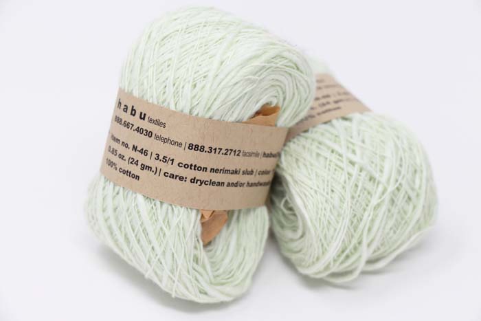 Habu Nerimaki Cotton Yarn Mint Green (11)
