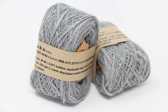 Habu Nerimaki Cotton Yarn Gray (8)
