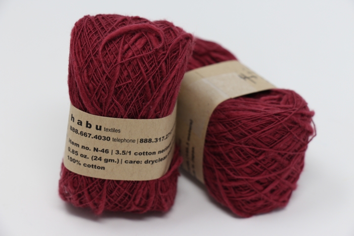 Habu Nerimaki Cotton Yarn Red (7)

