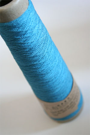 Habu Stainless Steel and Silk Yarn in Sky