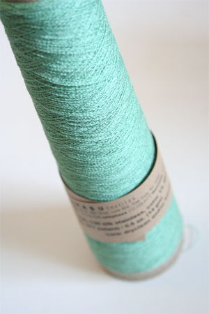 Habu Stainless Steel and Silk Yarn in Seafoam