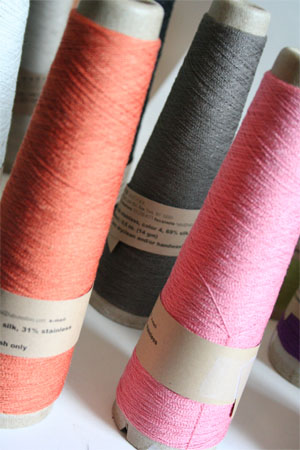 Habu Stainless Steel and Silk Knitting Yarn