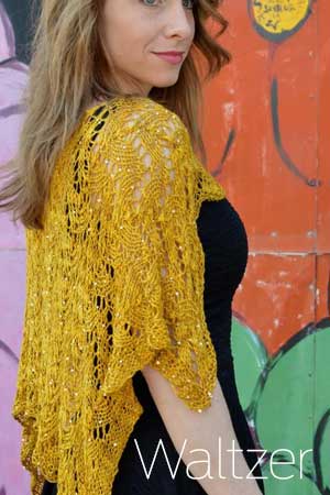 WALTZER - a SUMMER SHAWL PATTERN FROM Heather Dixon