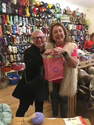 Knit in public day at Fabulous Yarn