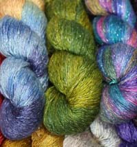 Artyarns SILK DREAM - 100% SILK FINGERING YARN WITH GLITTER