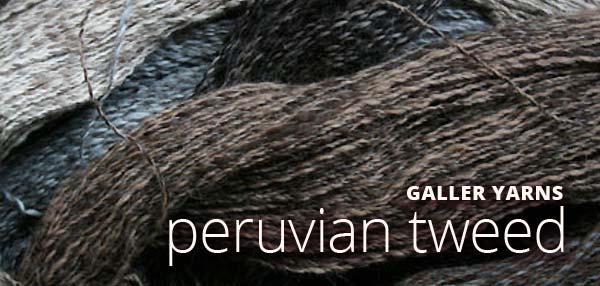 Galler Yarns Alpaca Peruvian Tweed