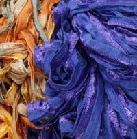 mango moon silk ribbon