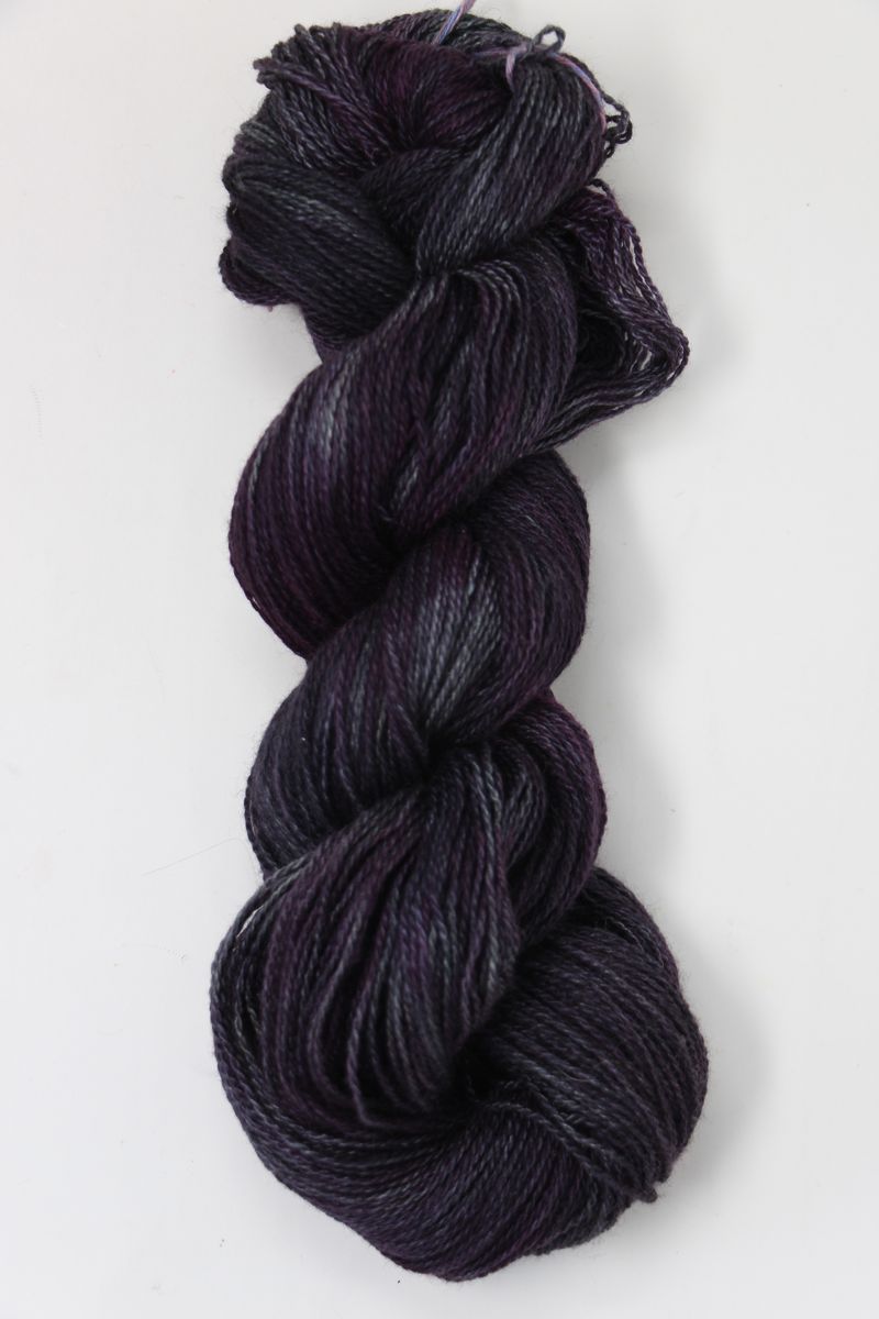 Lace Weight 100% Recycled Silk Yarn - Black