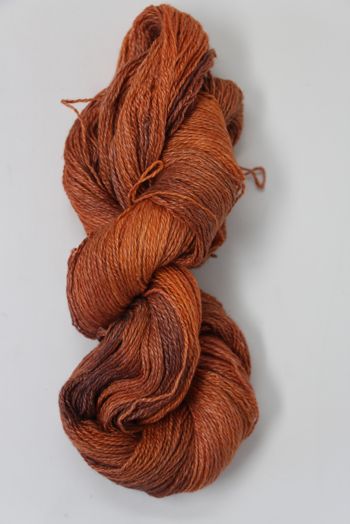 JADE SAPPHIRE Baby 2 ply Silk Lace Cashmere in 180 Orange Entendre