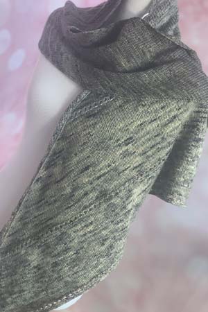 Jade Sapphire Cashmere Dangling Conversation Shawl Kit