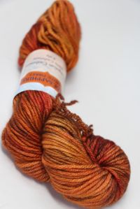 Jade Sapphire 8 Ply Cashmere Bulky 180 Orange Entendre 