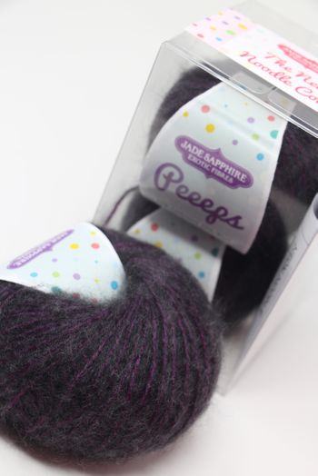 Jade Sapphire Yarns - PEEPS in Blackened Berry