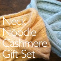 Jade sapphire neck noodle gift set