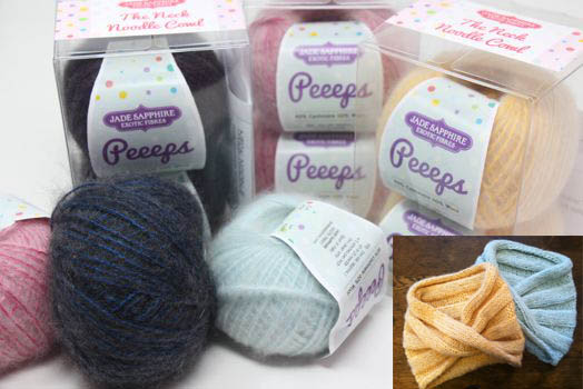 PEEPS Fiber Brushed CASHMERE & WOOL Yarn