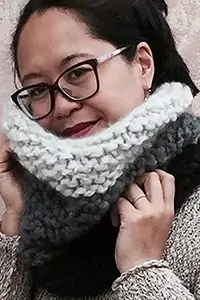 JADE SAPPHIRE PATTERN NECKSTASY COWL