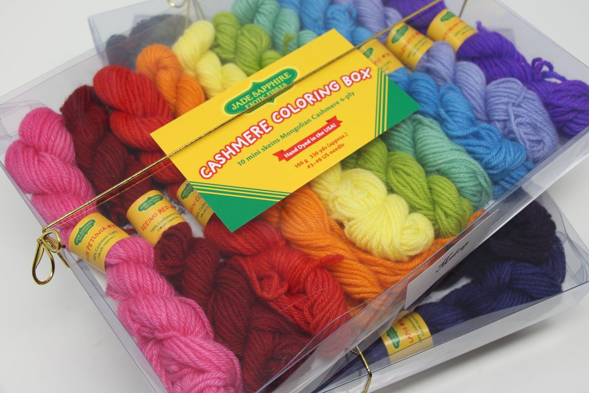 Cashmere Yarn in Dune, The Crafter's Box