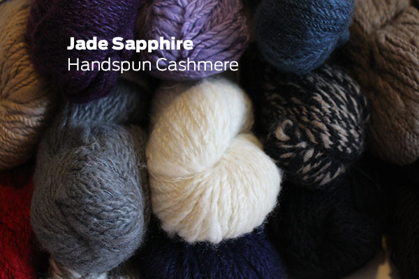 Jade Sapphire Handspun Cashmere Yarn