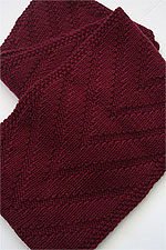 JADE SAPPHIRE Cashmere Scarf knitting kit for HIM Matt Pattern