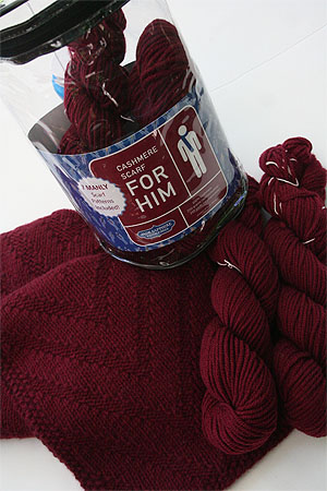 JADE SAPPHIRE KnitKits for Him in Alpha Maroon