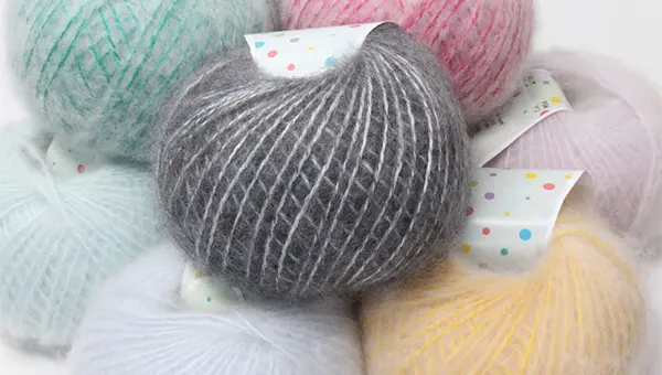 PEEPS Fiber Brushed CASHMERE & WOOL Yarn