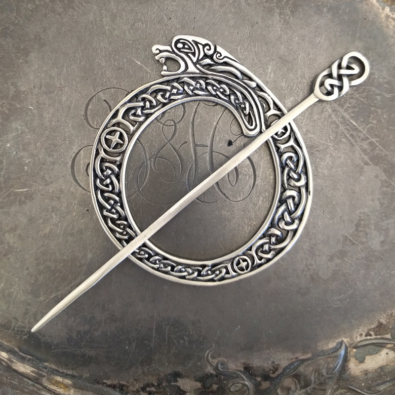 Jul Designs Shawl Pins Celtic Lion Fabulous Yarn