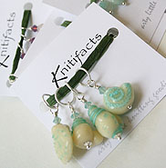 Knitifacts handcrafted stitch markers